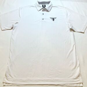 FootJoy Classic White Polo Shirt - Robert Trent Jones